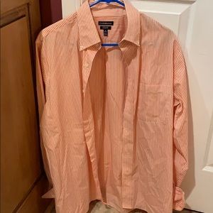 Orange Stripped Button Down